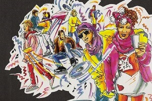 AOK Party, Technik: Copicmarker