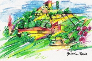 Beilstein, Technik: Aquarell