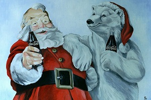 Coke, Technik: Acryl auf LeinwandAcryl auf Leinwand