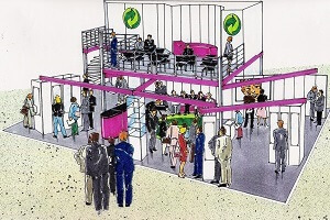 Grüner Punkt, Technik: Copicmarker