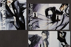 Helene Strasser 1, Technik: Copicmarker, Filzstift