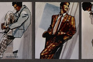 Männermode 2, Technik: Copicmarker