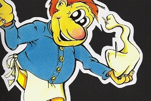 Tripsdrill Comicfigur, Technik: Filzstift, Quelle: Tripsdrill