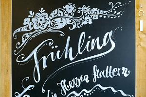 Lettering mit Flüssigkreide