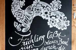Lettering mit Flüssigkreide