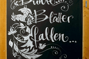 Lettering mit Flüssigkreide