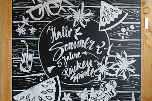 Lettering mit Flüssigkreide