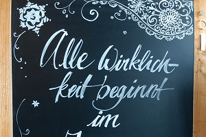 Lettering mit Flüssigkreide