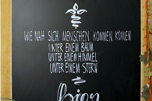 Lettering mit Flüssigkreide