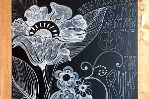 Lettering mit Flüssigkreide