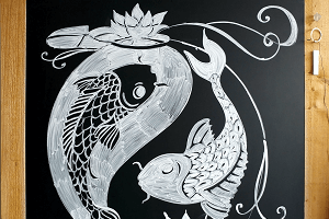 Lettering mit Flüssigkreide