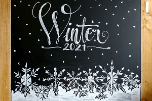 Lettering mit Flüssigkreide