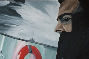 Titel: Helgoland, Technik: Acryl auf Leinwand