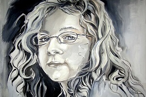 Titel: Sabrina 2, Technik: Acryl auf Leinwand